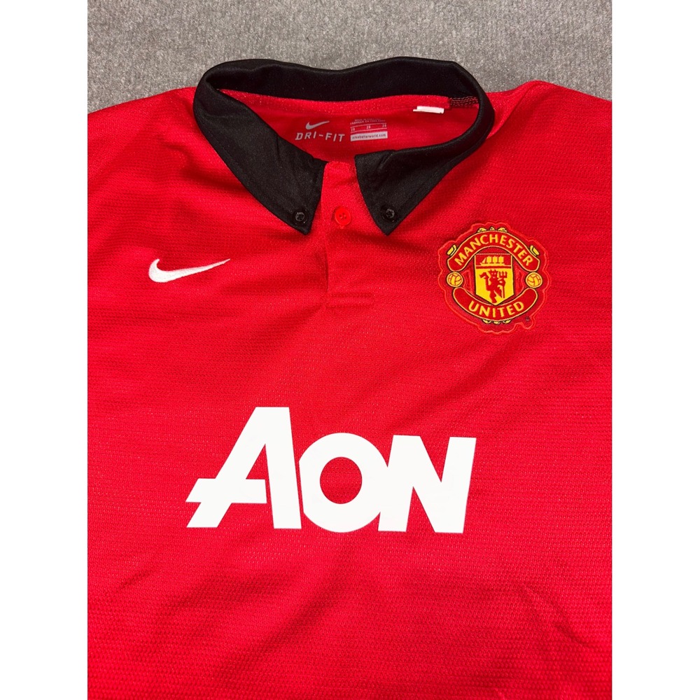 Nike Manchester United 2012-13 Chicharito 14 Jersey Kids Red Soccer Shirt 28